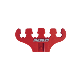 Moroso Wire Loom - 7-9mm - 4 Hole - Red - 2 Per Card