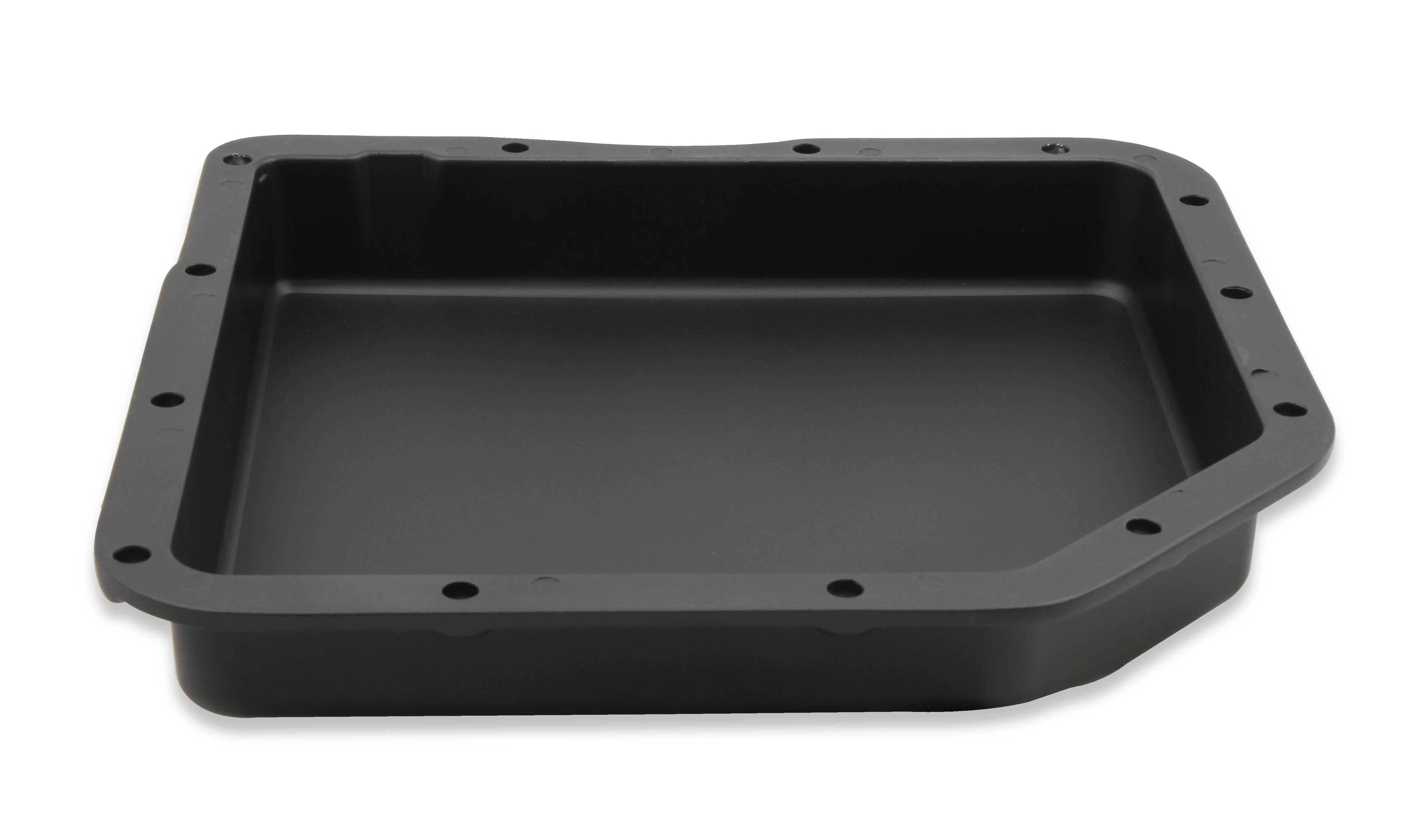 MR GASKET TRANS PAN GM TH-350 BLACK ALUMINUM