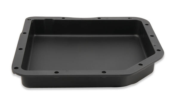MR GASKET TRANS PAN GM TH-350 BLACK ALUMINUM
