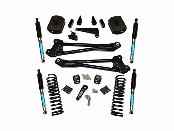Superlift 14-18 Dodge Ram 2500 4WD 4in Lift Kit Replacement Radius Arms w/ Bilstein Shocks