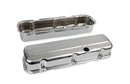 Mr. Gasket Chrome Tall-Style Valve Covers without Baffle Fits 1965-2000 396-454 Chevrolet Big Block Engines-2