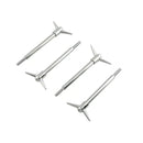 Mr. Gasket Valve Cover Y Wing Bolts - 1/4-20 x 1 Inch - Chrome Plated-1