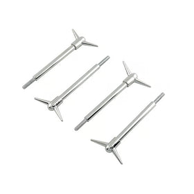 Mr. Gasket Valve Cover Y Wing Bolts - 1/4-20 x 1 Inch - Chrome Plated