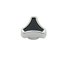 Mr. Gasket Air Cleaner Nut - Small Tri Bar Spinner - 1/4-10 - 5/16-18 - Chrome and Black