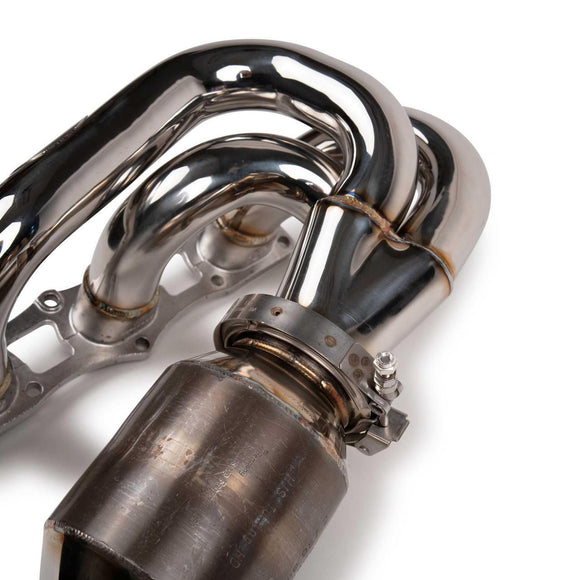 Fabspeed Porsche 991 Carrera RENNKRAFT® Modular Headers with HJS Catalytic Converters (2012-2016)