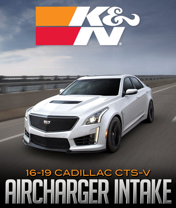K&N ENGINEERING AIRCHARGER INTAKE: 2016–2019 CADILLAC CTS-V