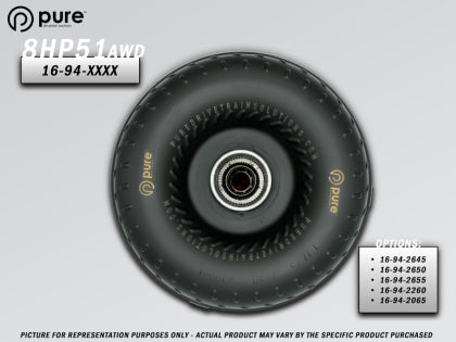 PDS 8HP51 High Performance Billet Race Torque Converter - 26/50 Stator - AWD