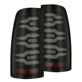 AlphaRex 99-06 Chevrolet Silverado/99-06 GMC Sierra LUXX-Series LED Tail Lights - Black