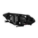 AlphaRex 99-09 Honda S2000 LUXX-Series Projector LED Headlights - Black-4