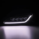 99-09 Honda S2000 NOVA-Series LED Projector Headlights Alpha-Black-16