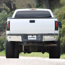 AlphaRex 97-03 Ford F150 / 99-16 Ford F250/F350/F450/F550 LUXX-Series LED Tail Lights - Alpha-Black - 0