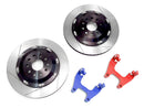 2-Piece Floating Brake Rotors | Rear Upgrade 350mm Slotted • MQBe Golf GTI/R Mk8, S3/RS 3 8Y-1