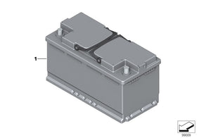 EP Battery 92AH 61215A40E29