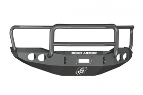 Road Armor 07-13 Toyota Tundra Stealth Front Winch Bumper w/Lonestar Guard - Tex Blk