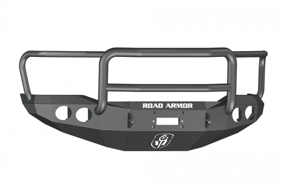 Road Armor 07-13 Toyota Tundra Stealth Front Winch Bumper w/Lonestar Guard - Tex Blk