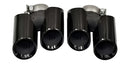 Racing Dynamics Sport Quad Style Tailpipe Tips (Black) - Porsche 991 911 3.6L/3.8L | 991-08-00-325B-2