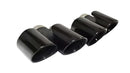 Racing Dynamics Sport Quad Style Tailpipe Tips (Black) - Porsche 991 911 3.6L/3.8L | 991-08-00-325B-1
