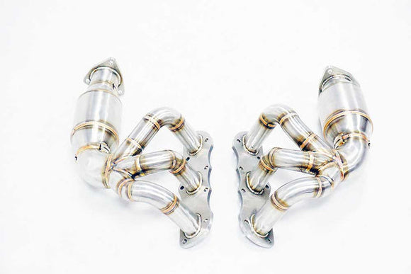 Racing Dynamics Sport Catted Headers - Porsche / 991.1 / 911 / Carrera / S / GTS / 3.4L / 3.8L