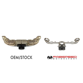 Fabspeed Porsche 991.2 Speedster Lightweight Supersport X-Pipe Exhaust System (2019-2020) - 0