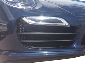 Zunsport Porsche 991 Turbo Gen 1 - Outer Grille Set (Without Parking Sensors) - Black Finish