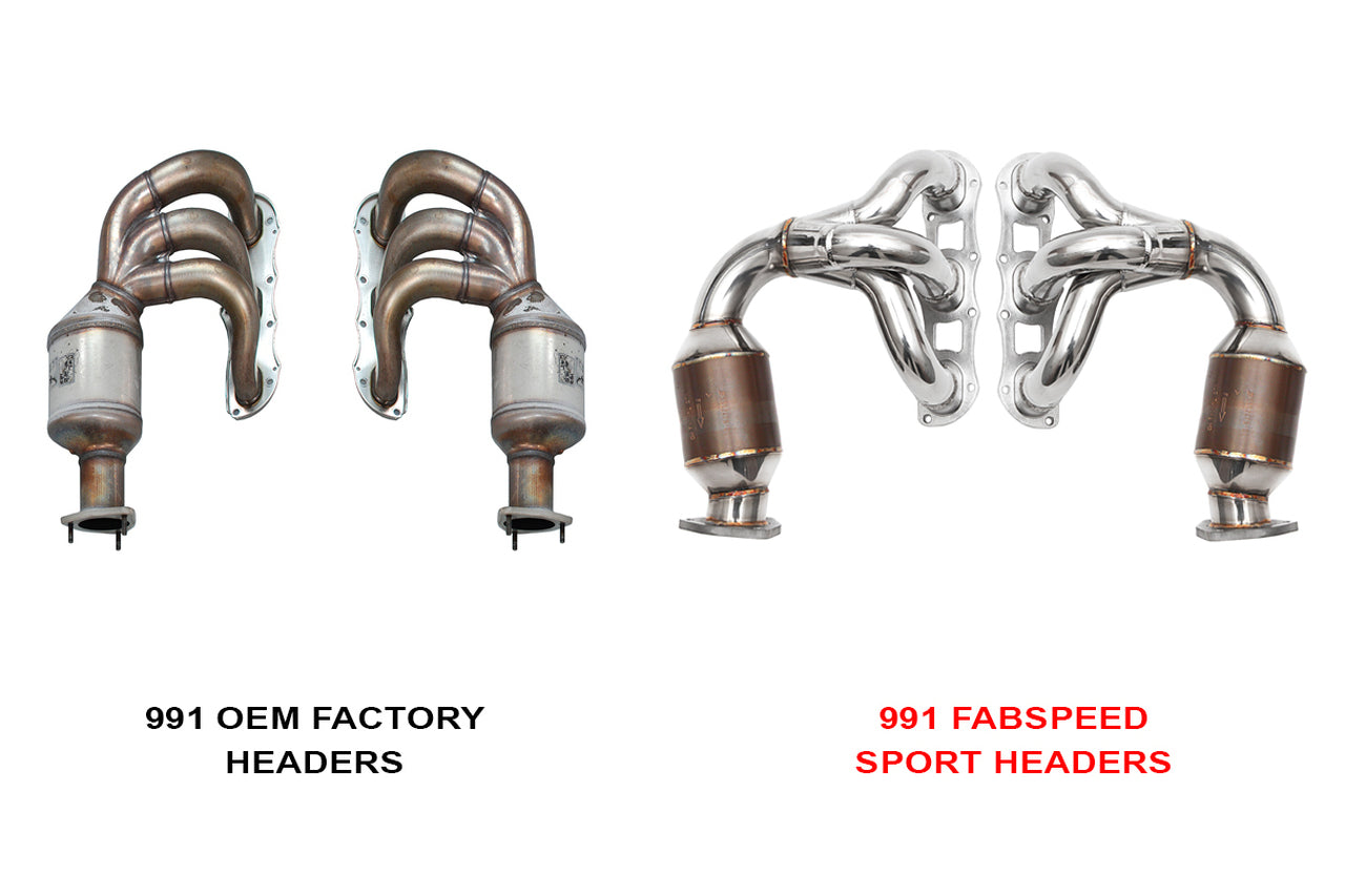 Fabspeed Porsche 991 Carrera Sport Headers (2012-2016) - 0