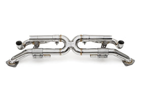 Fabspeed Porsche 991 Carrera Valvetronic Center Muffler Bypass X-Pipe (Valved Exhaust Only) (2012-2016)