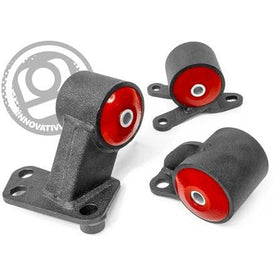 Innovative 94-01 Integra B-Series Black Steel Mounts 85A Bushings (Auto to Manual Hydro 2 Bolt)