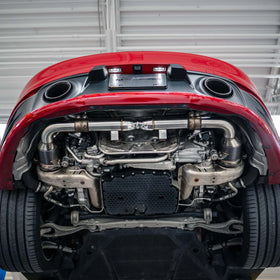 Fabspeed Porsche 992 Carrera Cat-Back Valved Maxflo Exhaust System (2019+) - 0