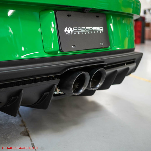 Fabspeed Porsche 992 GT3 Deluxe Dual Style Tips (2022+)