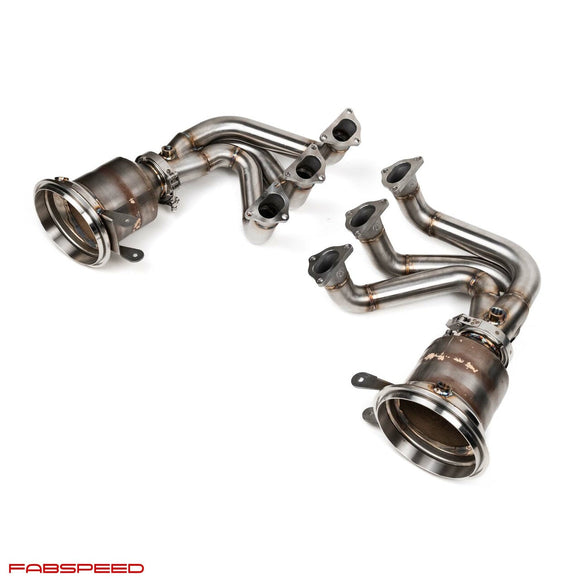 Fabspeed Porsche 992 GT3 RENNKRAFT™ Modular Street and Racing Headers with HJS Catalytic Converters (2022+)