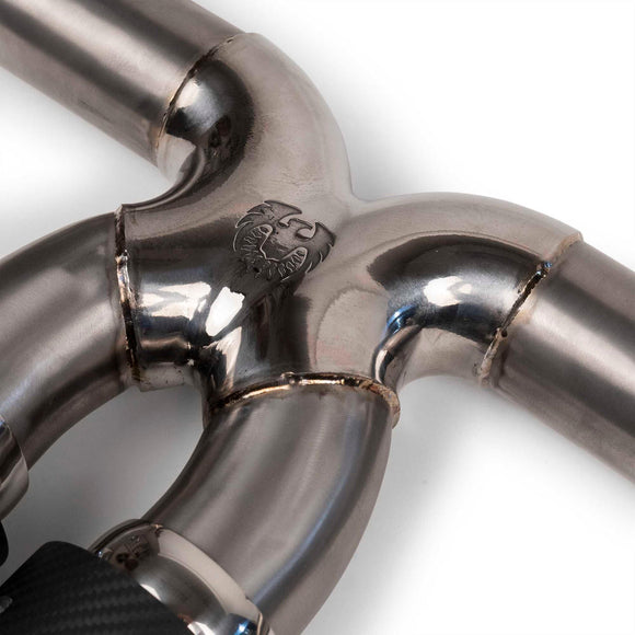 Fabspeed Porsche 992 GT3 / GT3 RS Titanium Supercup Cat-Back Exhaust System (2022+)