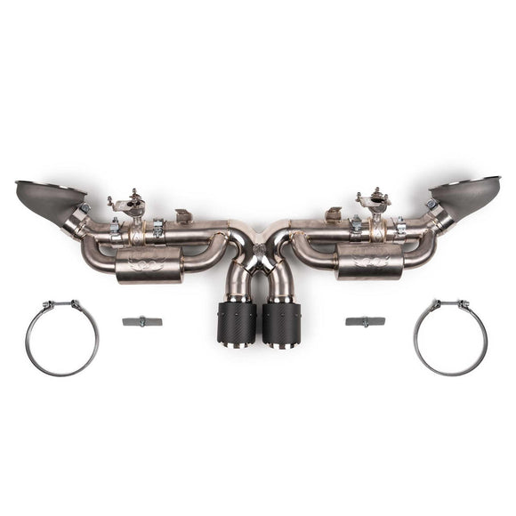 Fabspeed Porsche 992 GT3 / GT3 RS Titanium Valvetronic Cat-Back Exhaust System (2022+)