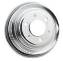 Mr. Gasket Chrome Crankshaft Pulley - Triple Groove 1969-1990 Chevrolet 396-454 Big Block-1