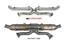 Fabspeed Porsche 993 Carrera Cat Bypass X-Pipe (1994-1998) - 0
