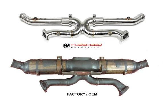 Fabspeed Porsche 993 Carrera Cat Bypass X-Pipe (1994-1998)