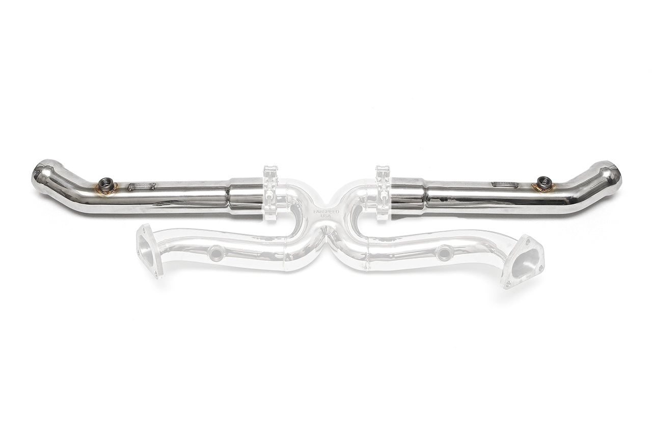 Fabspeed Porsche 993 Carrera X-Pipe Catted or Catbypass pipe Conversion Kits - 0