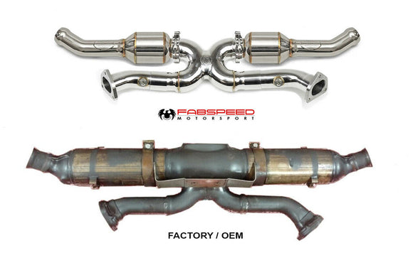 Fabspeed Porsche 993 Carrera Sport Cat X-Pipe (1994-1998)