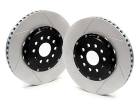 2-Piece Floating Brake Rotors | Front Kit 345mm Slotted • PQ35/PQ46