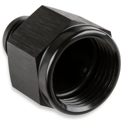 Mr. Gasket -8 AN Female To -6 AN Male Flare Reducer - Black