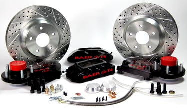 Baer Track4 Fits 1974-76 Ford Torino, 74-76 Ranchero, 74-79 Thunderbird, 74-76 Mark IV, 77-79 Mark V & 74-79 Mercury Cougar, 74-76 Montego w/OE Disc Brake Spindles. Also fit 72-73 Torino, Ranchero, T-Bird, Mark IV & Mercury Montego w/74-up Spindles