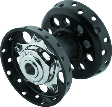 Bikers Choice 36-66 Big Twin Black Star Hub With Cone Style Bearing