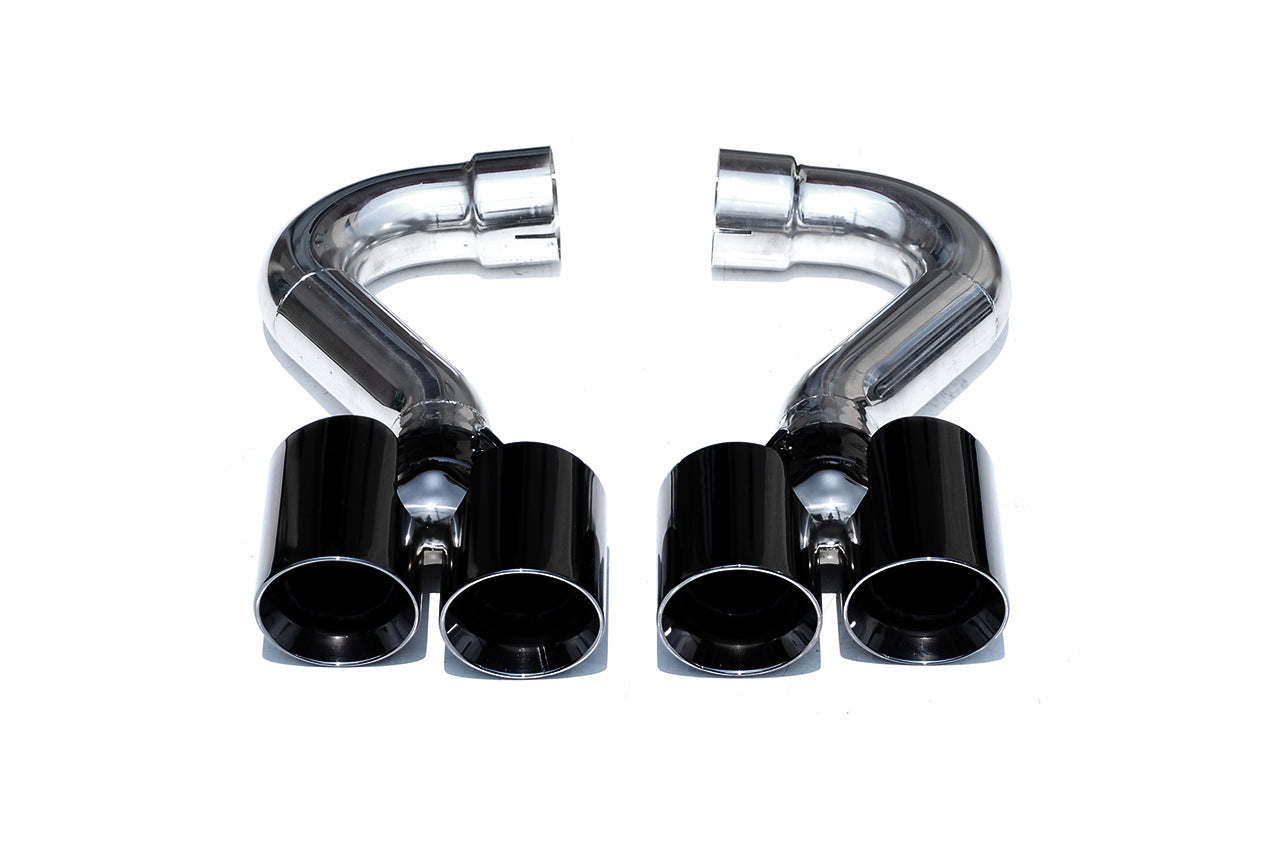 Fabspeed Porsche 955 S Deluxe Quad Style Tips (2002-2007) - 0