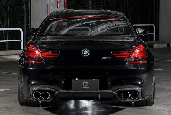 3D Design - M6 F06 / F12 / F13 Rear Diffuser W/O Lower Exhaust Trim