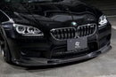 3D Design - M6 F06 / F12 / F13 Front Lip Spoiler Set Front Lip + Lower Splitters-6