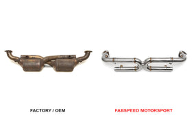 Fabspeed Porsche 996 GT3 Cat Bypass X-Pipe (1999-2005) - 0