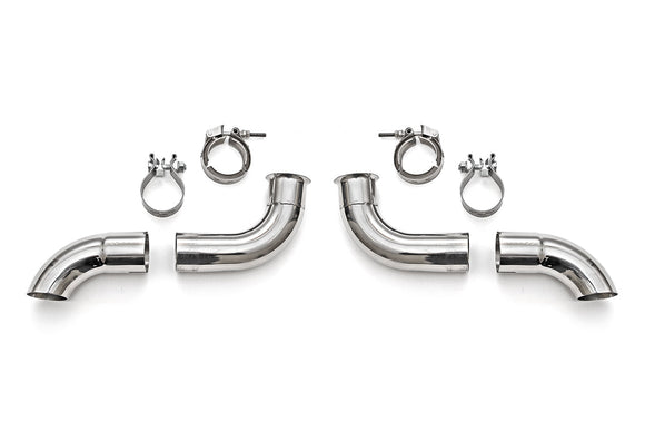 Fabspeed Porsche 996 GT3 Competition Muffler Outlets w/ Adjustable Turndowns