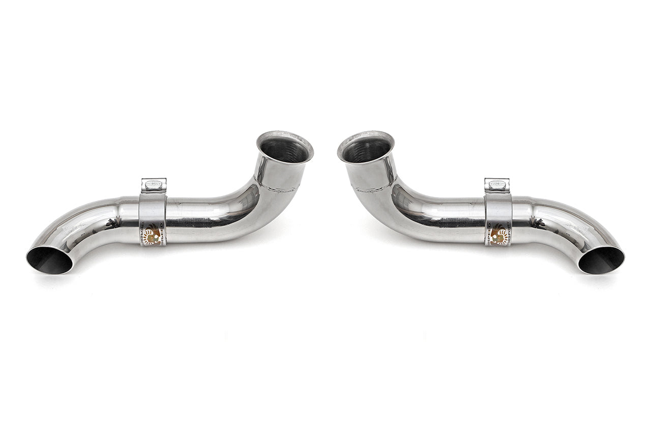 Fabspeed Porsche 996 GT3 Competition Muffler Outlets w/ Adjustable Turndowns - 0