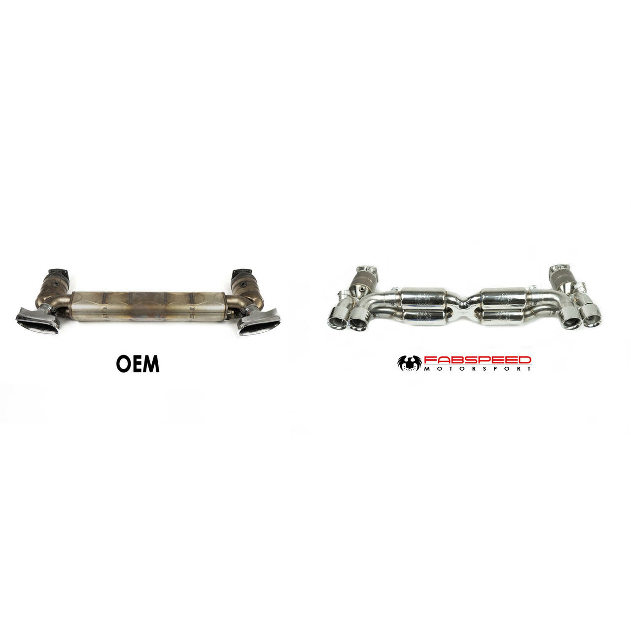 Fabspeed Porsche 997.2 Turbo / Turbo S Valvetronic Supersport X-Pipe Exhaust System (2010-2012) - 0