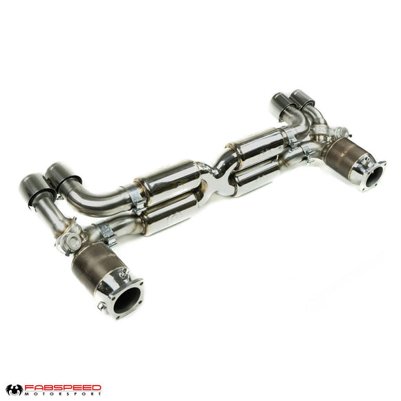 Fabspeed Porsche 997.2 Turbo / Turbo S Valvetronic Supersport X-Pipe Exhaust System (2010-2012)