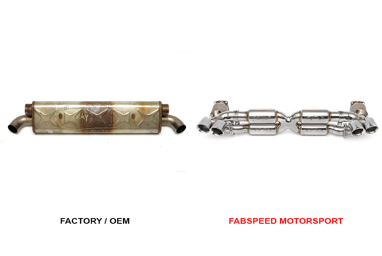 Fabspeed Porsche 997.2 Turbo / Turbo S Supersport X-Pipe Exhaust System (2010-2012) - 0